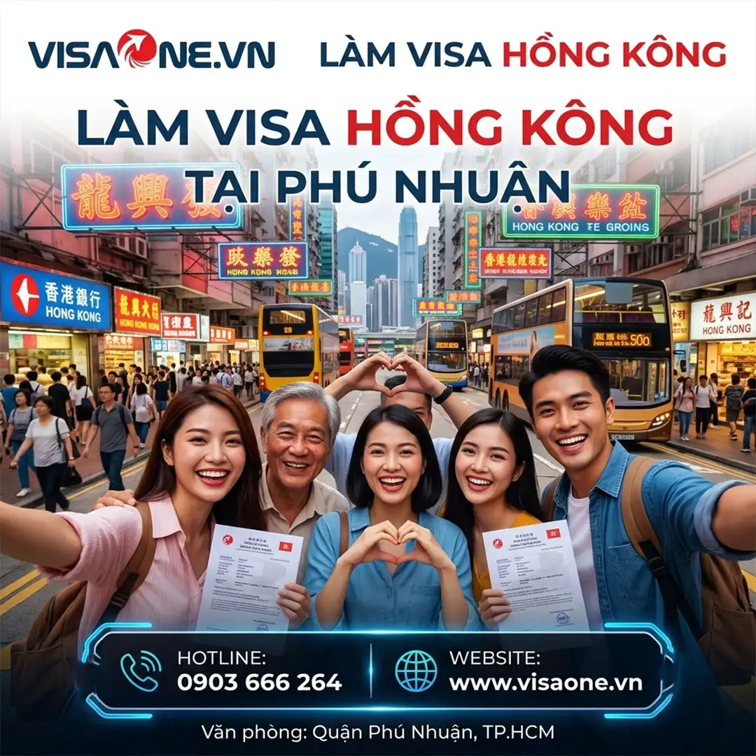dịch vụ làm visa Hồng Kông tại Phú Nhuận