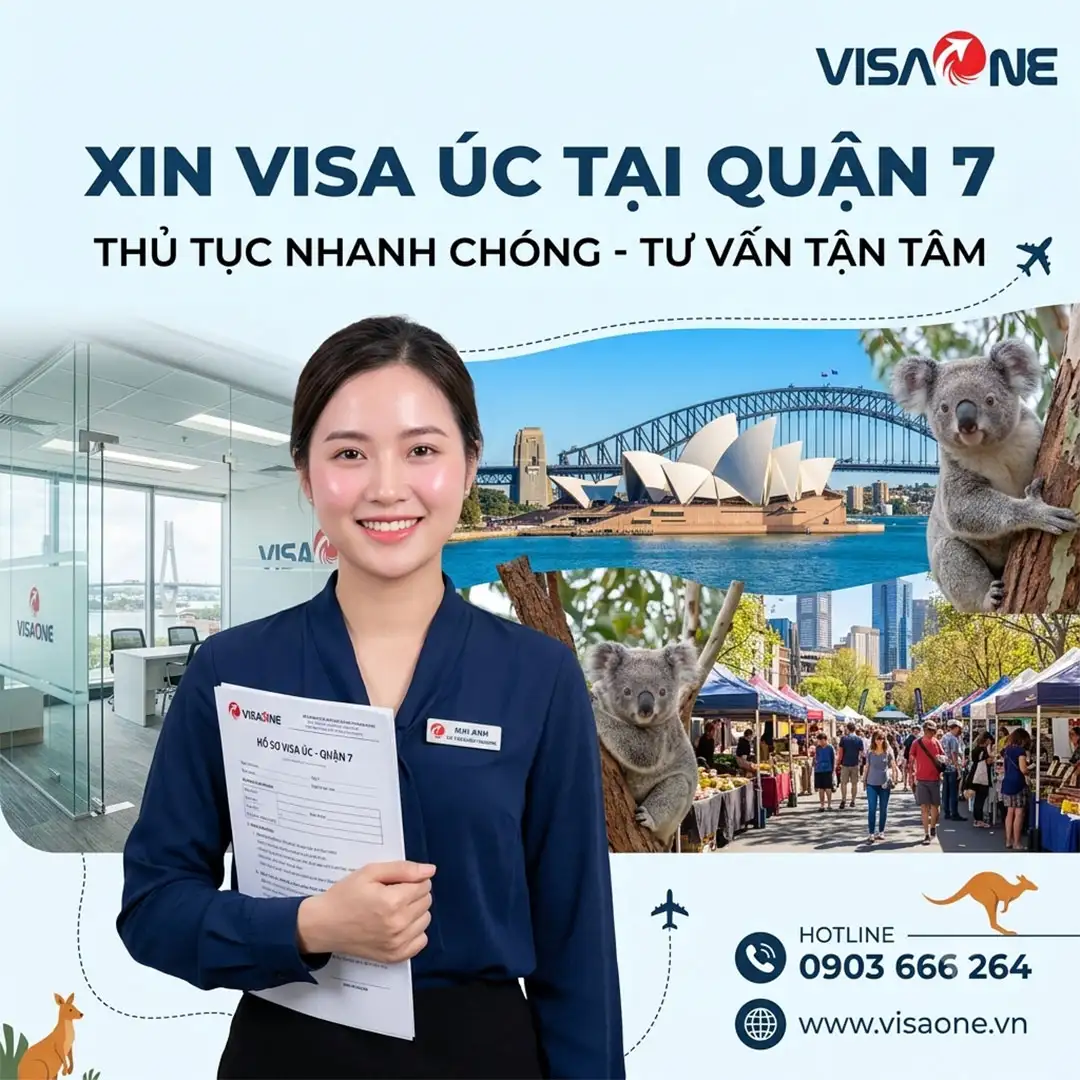 xin visa Úc tại quận 7