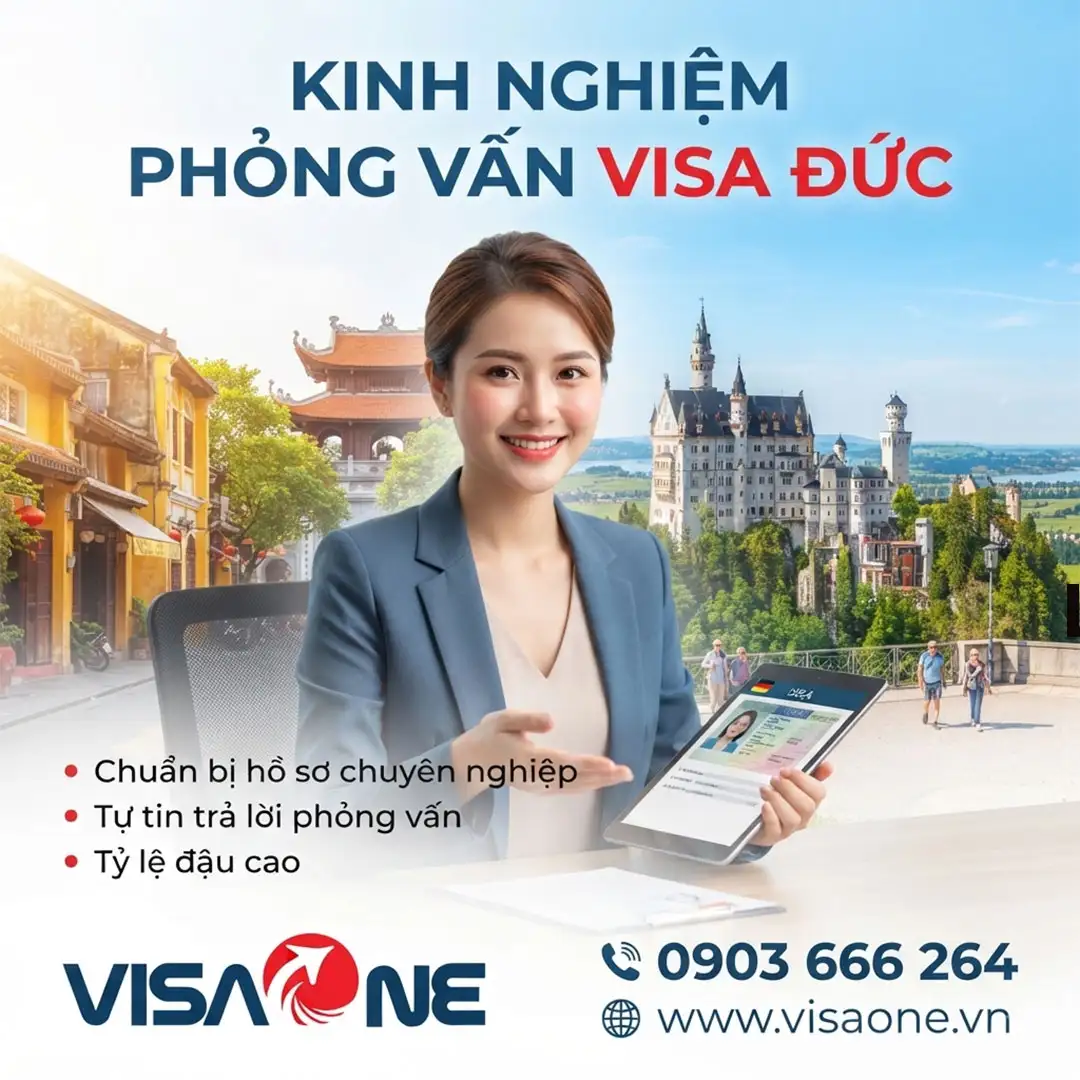 kinh nghiệm phỏng vấn visa Đức