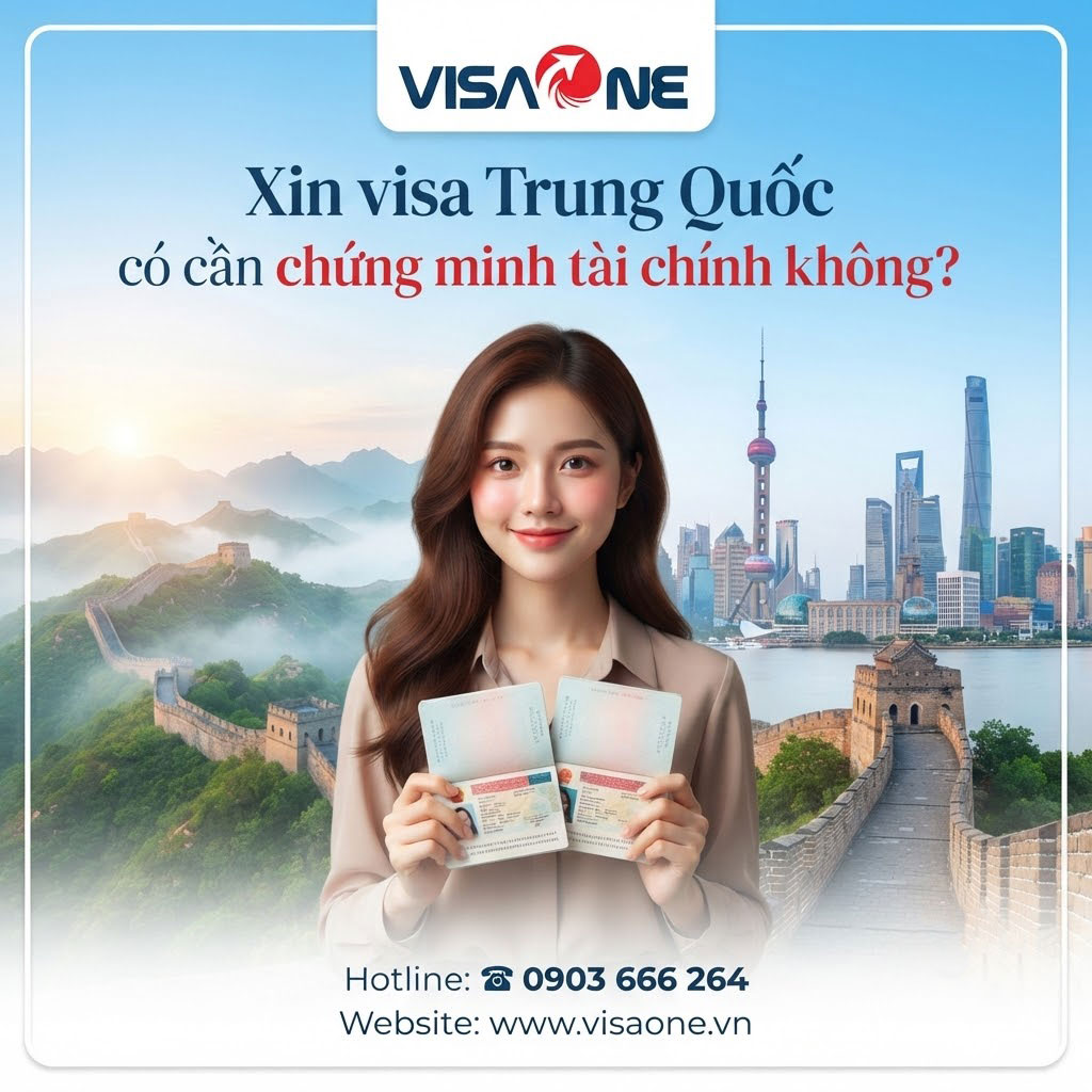 chứng minh tài chính visa Trung Quốc